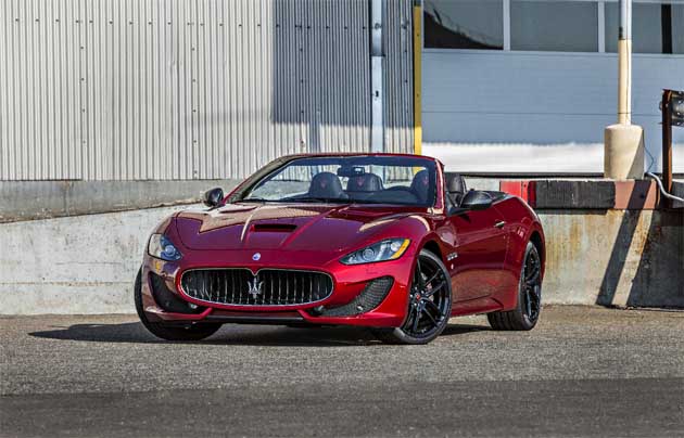 red luxury sports car in Nashville